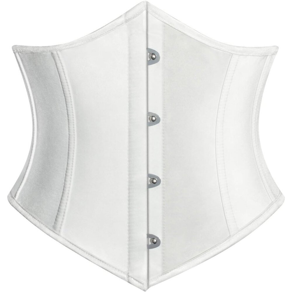 Women's White Suitable Casual Wear Fishbone Wide Waist Corset Pirate Belt